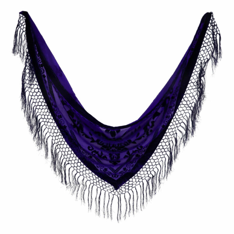 1711 - Velvet Scarf Triangle - Image 14