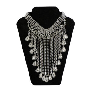 94041 - Teardrop Rhinestone Choker