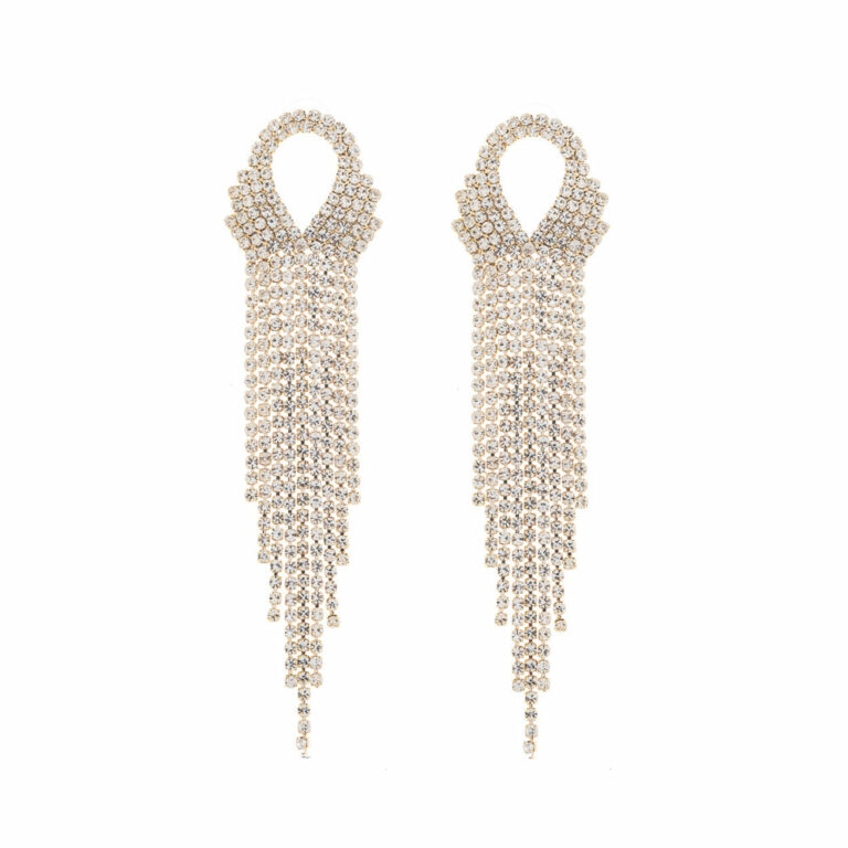 27918 - g rs arc tassel earring - Image 2