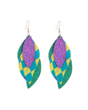 27965 - g mardi gras plaid pattern