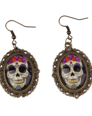 68562 - Sugar Skull Earrings
