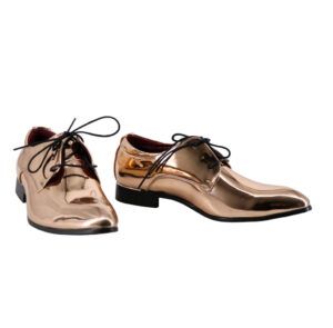 80504 - Bronze men's dressy shoelace shoes