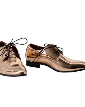 80504 - Bronze men's dressy shoelace shoes