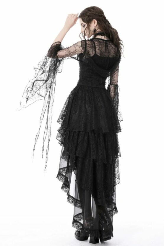 BW113 - Gothic Sexy Spider Exaggerated Sleeves Hooded Cape - Image 2