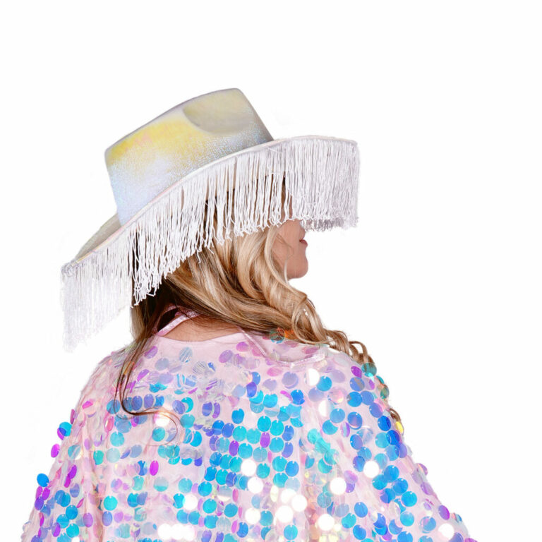 JC545 - Metallic Cowboy Hat with Fringes - Image 21