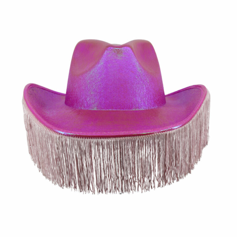 JC545 - Metallic Cowboy Hat with Fringes - Image 19