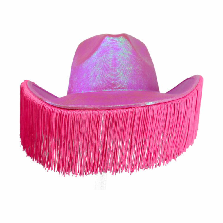 JC545 - Metallic Cowboy Hat with Fringes - Image 24
