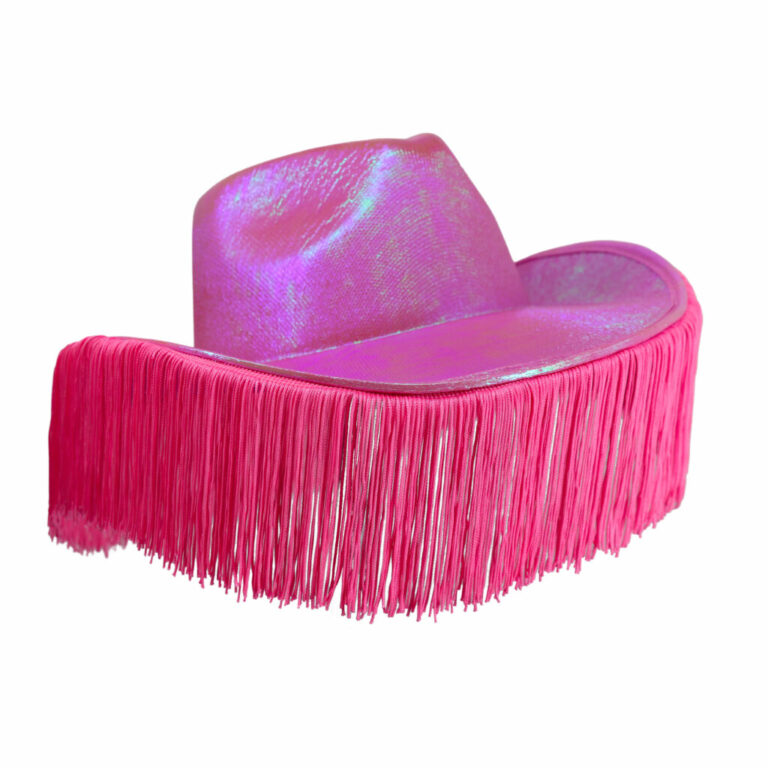 JC545 - Metallic Cowboy Hat with Fringes - Image 25