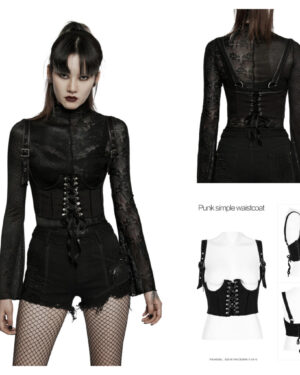 WS503 - Punk Laced Waistcoat