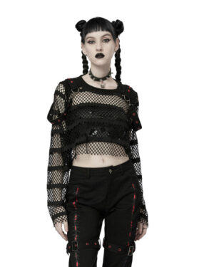 WT761 - Punk Loose Mesh T-Shirt