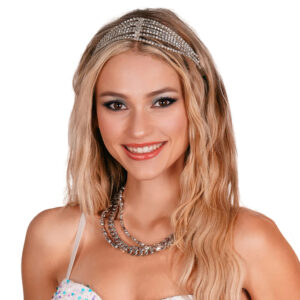 71187 - 7 Row Rhinestone Headband