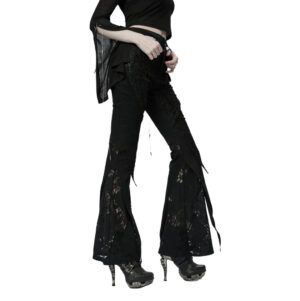 WK535 - Goth Flared Long Pants