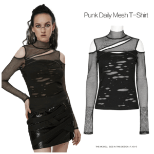 WT744 - Punk Daily Mesh T-shirt