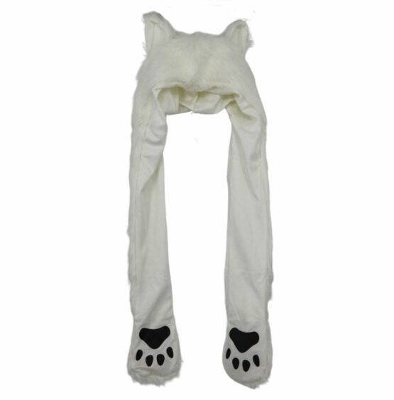 LED700- LED Faux Fur Bear Hoodie - Image 5