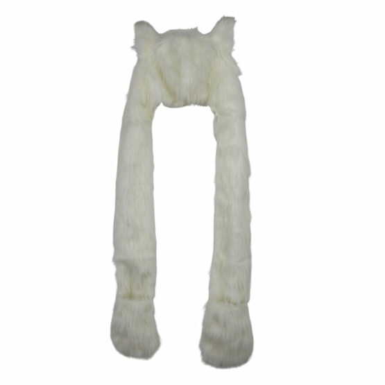 LED700- LED Faux Fur Bear Hoodie - Image 6