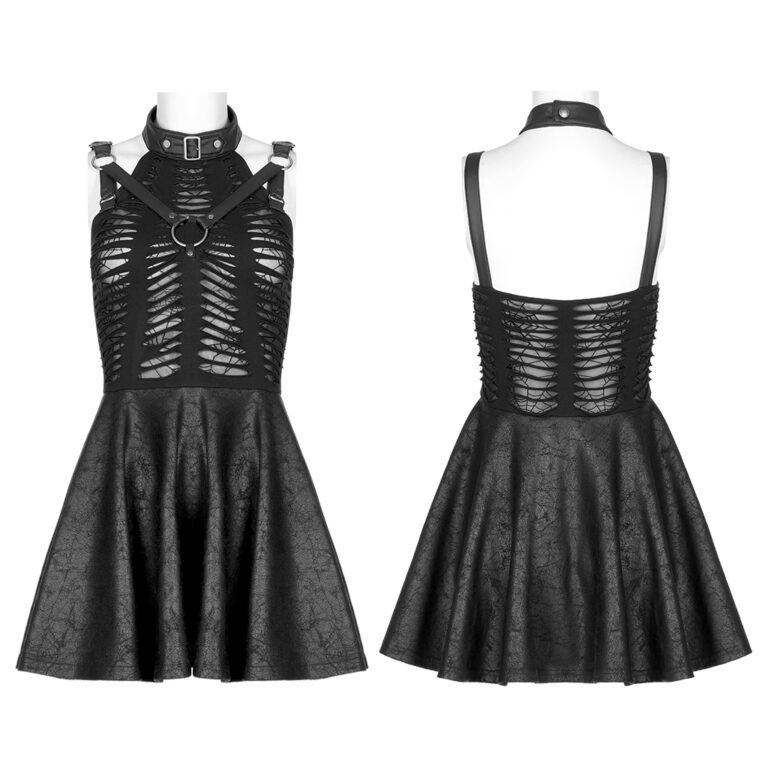 WQ547 - Spliced Spider Web Dress - Image 3