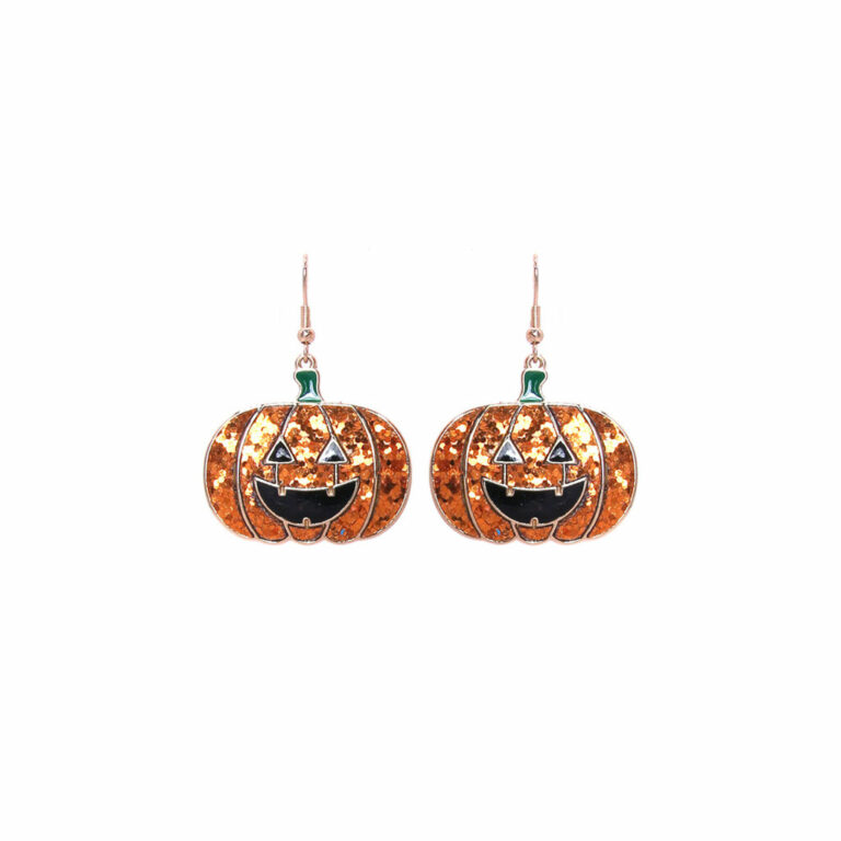27970 - g jack o lantern pumpkin earring