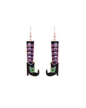 27973 - g witch legs earring-purple