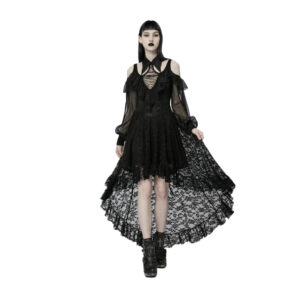 WQ605 - Off the Shoulder Gothic Lace Dress