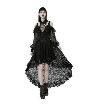 WQ605 - Off the Shoulder Gothic Lace Dress