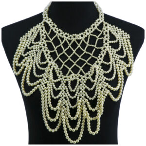 14204 - Pearl Net Choker