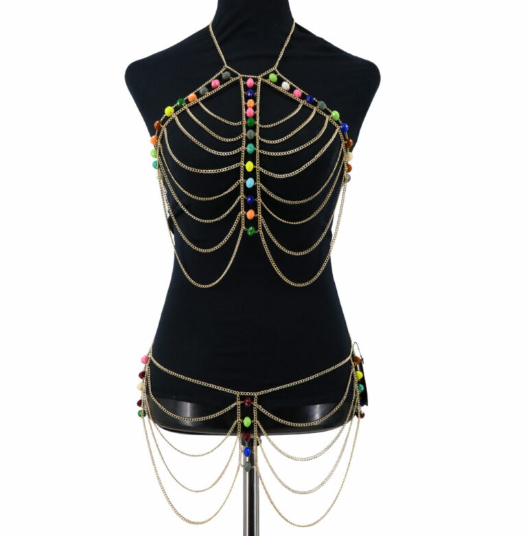14676 - Rave rhinestone top and belt - Image 5