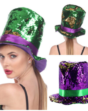69534 - Reversible Sequins Top Hat