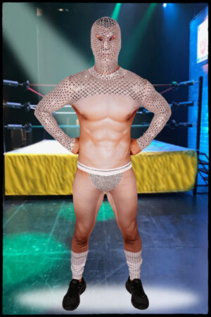 7249 - Nude Fetish Rhinestone One-piece bodysuit