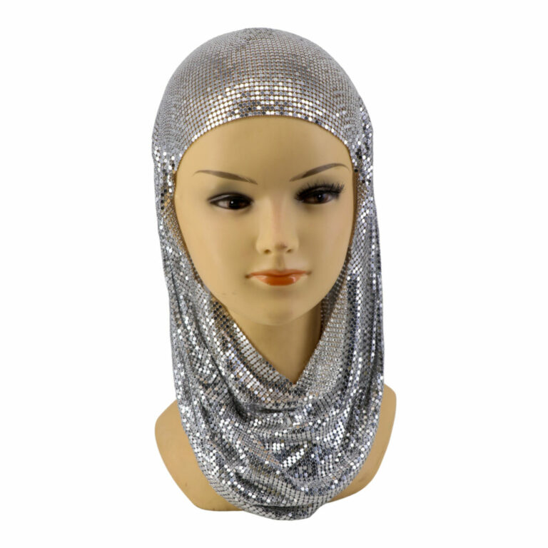 94055 - Metal Mesh Hooded Headpiece - Image 4