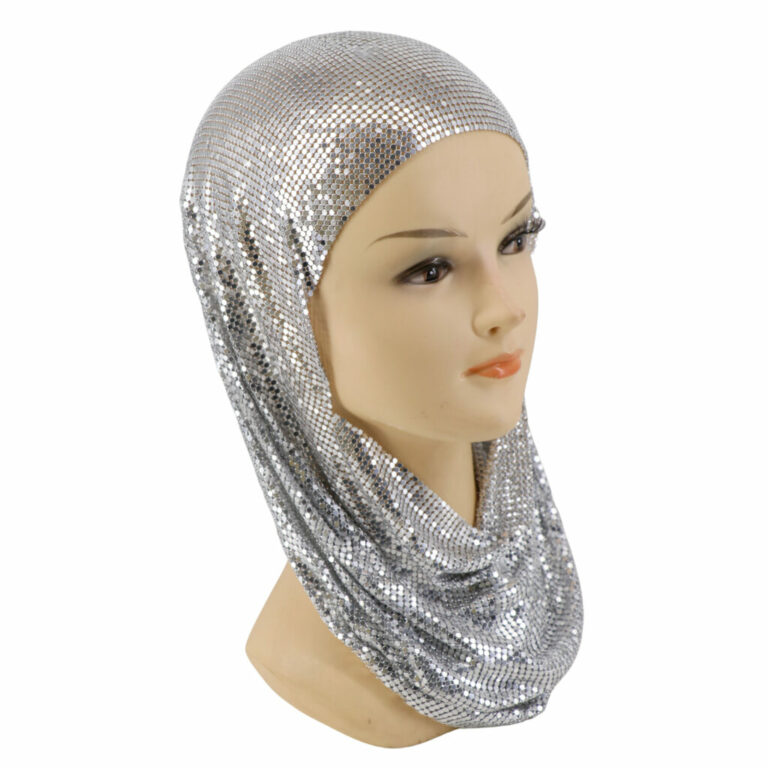 94055 - Metal Mesh Hooded Headpiece - Image 5