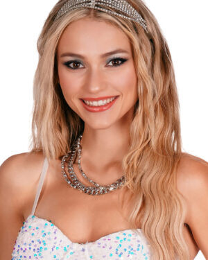 94057 - Chain Choker with Rhinestones