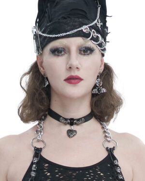 AS145 - Kitty Headdress with Chain and rings