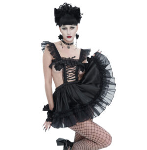 SX23 - Laced  Ruffle Lingerie Dress