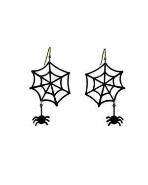 28224 - bn spider web earring