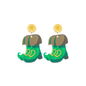 28232 - r leprechaun boots earring