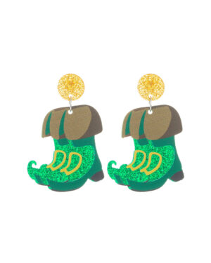28232 - r leprechaun boots earring