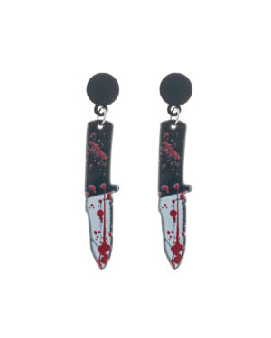 28242 - blood dagger earring