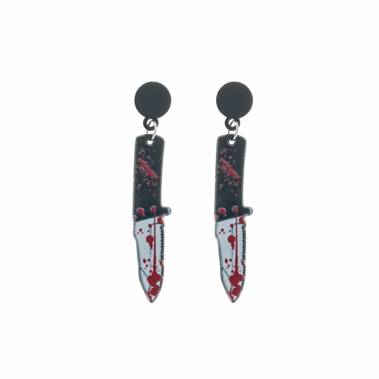 28242 - blood dagger earring