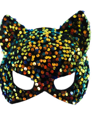 69174 - Cat Sequins Mask
