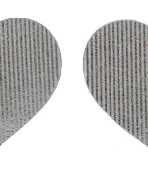 1253 - Silver Heart Pasties