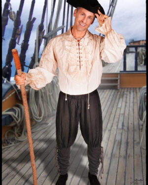 2076 - Pirate Pants- Black