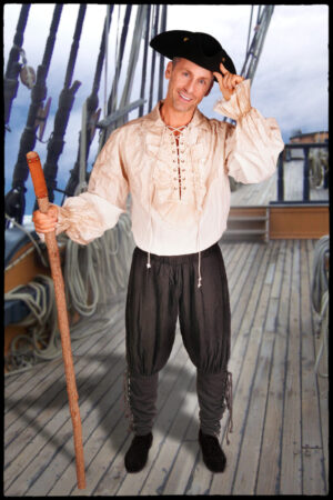 2076 - Pirate Pants- Black