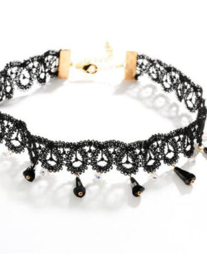 55397 - Spira Beaded Lace Choker