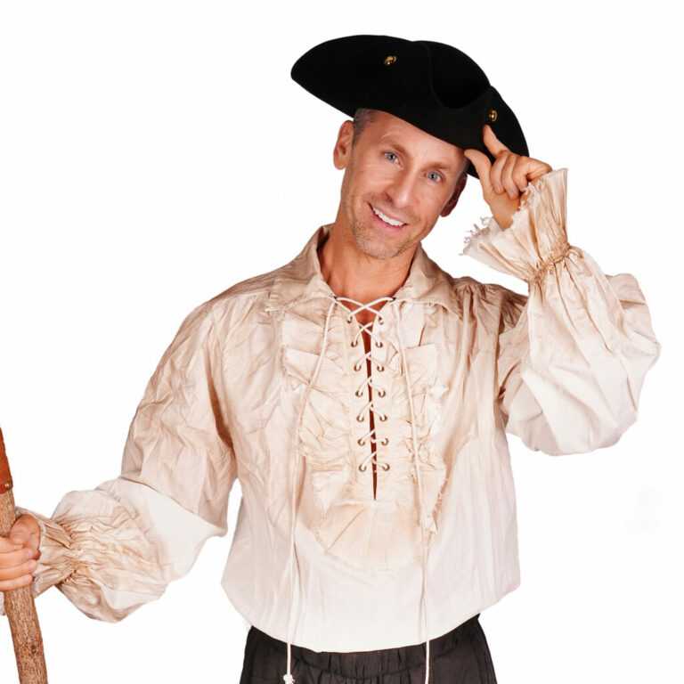 69518 - Tricorne Pirate Hat - 100% wool felt - Image 10