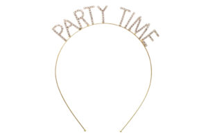 71513 - Party Time Rhinestone Headband - Gold