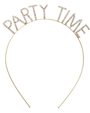 71513 - Party Time Rhinestone Headband - Gold