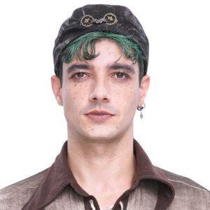 AS162 - Steampunk acid wash headband