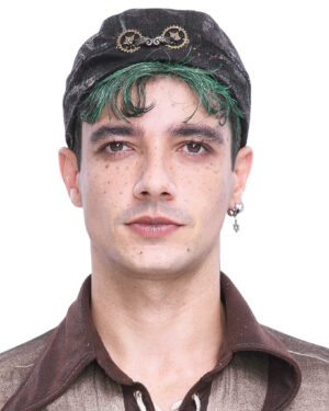 AS162 - Steampunk acid wash headband