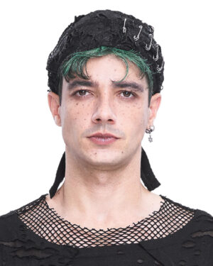 AS164 - Distressed safety pin Headdress