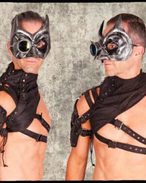 GC31765 - Gothic Black Shoulder Harness - OS